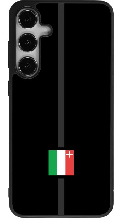 Coque Samsung Galaxy S25+ - Silicone rigide noir Canton NE noir