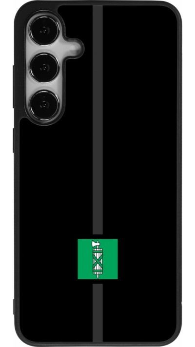 Coque Samsung Galaxy S25+ - Silicone rigide noir Canton SG noir