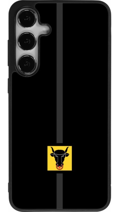 Coque Samsung Galaxy S25+ - Silicone rigide noir Canton UR noir