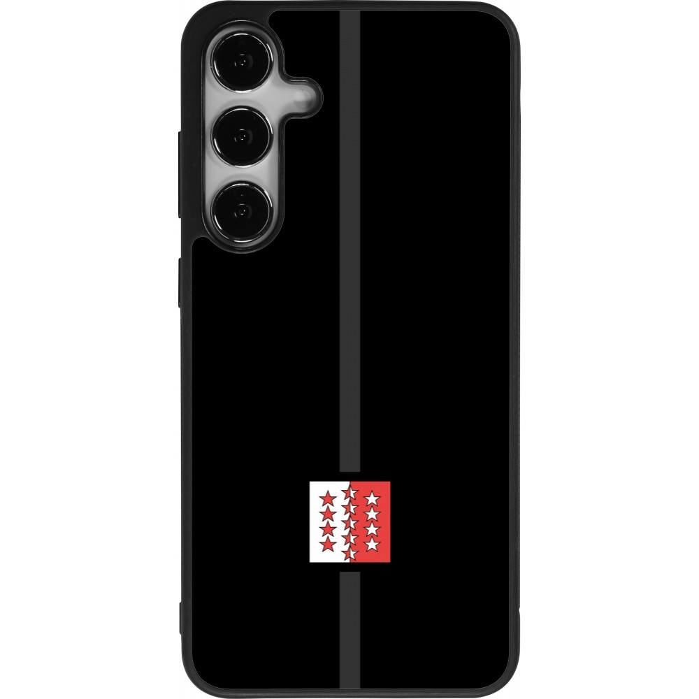 Coque Samsung Galaxy S25+ - Silicone rigide noir Canton VS noir