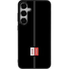 Coque Samsung Galaxy S25+ - Silicone rigide noir Canton VS noir