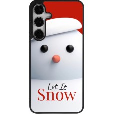 Coque Samsung Galaxy S25+ - Silicone rigide noir Christmas 25 Xmas Snowman