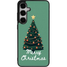 Coque Samsung Galaxy S25+ - Silicone rigide noir Christmas 25 Xmas Tree