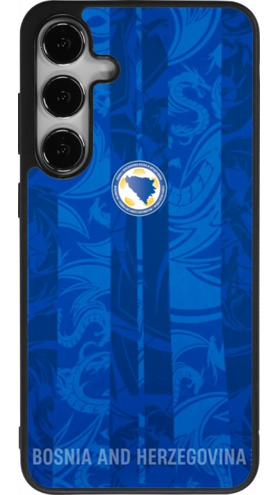Samsung Galaxy S25+ Case Hülle - Silikon schwarz Bosnien und Herzegowina 2026 personalisierbares Fussballtrikot