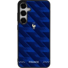 Coque Samsung Galaxy S25+ - Silicone rigide noir Maillot de football France 2026 personnalisable