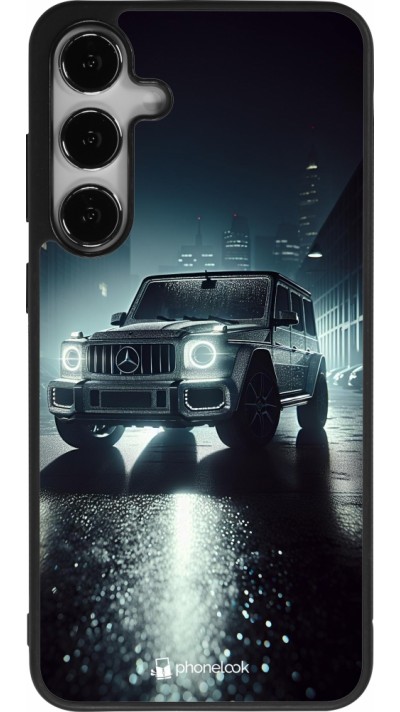 Coque Samsung Galaxy S25+ - Silicone rigide noir Mercedes G AMG Night