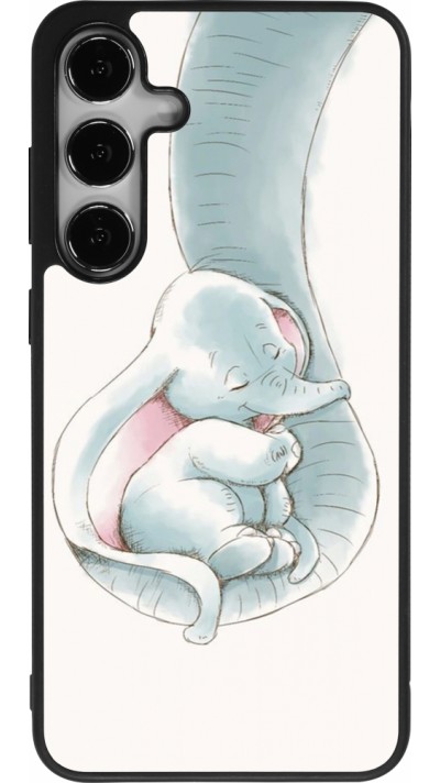 Coque Samsung Galaxy S25+ - Silicone rigide noir Mom 1903