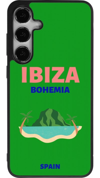 Coque Samsung Galaxy S25+ - Silicone rigide noir Pop Summer Destination Ibiza