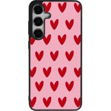 Coque Samsung Galaxy S25+ - Silicone rigide noir Saint Valentines Day 26 Pattern heart