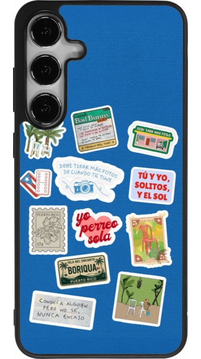 Coque Samsung Galaxy S25+ - Silicone rigide noir Seals of the Dominican Republic DTMF