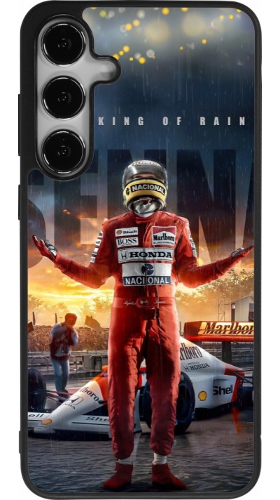 Coque Samsung Galaxy S25+ - Silicone rigide noir Senna The King of Rain