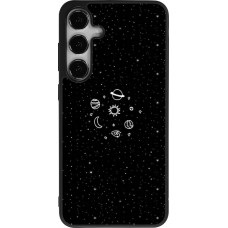 Coque Samsung Galaxy S25+ - Silicone rigide noir Space Doodle