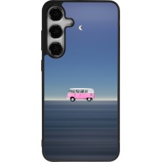 Coque Samsung Galaxy S25+ - Silicone rigide noir Spring 23 pink bus