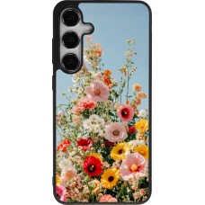Coque Samsung Galaxy S25+ - Silicone rigide noir Spring flowers Spring 2026