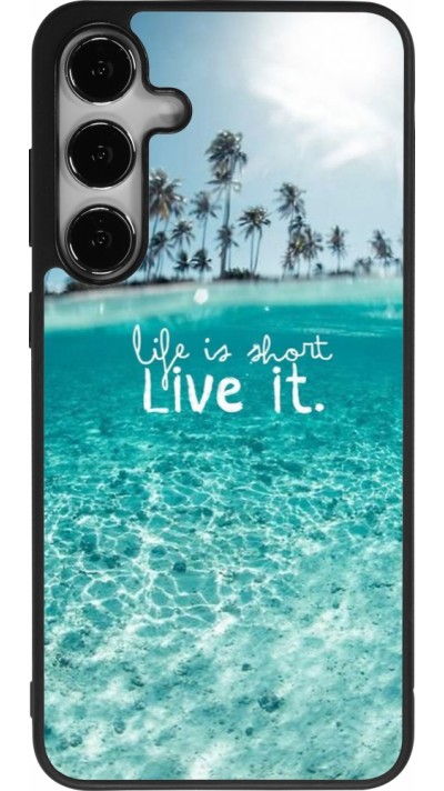 Coque Samsung Galaxy S25+ - Silicone rigide noir Summer 18 24