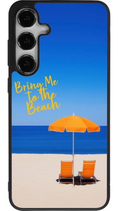 Coque Samsung Galaxy S25+ - Silicone rigide noir Summer 2025 Bring me to the beach