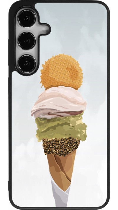 Coque Samsung Galaxy S25+ - Silicone rigide noir Summer 2025 Cornet