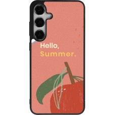 Coque Samsung Galaxy S25+ - Silicone rigide noir Summer 2025 Hello summer