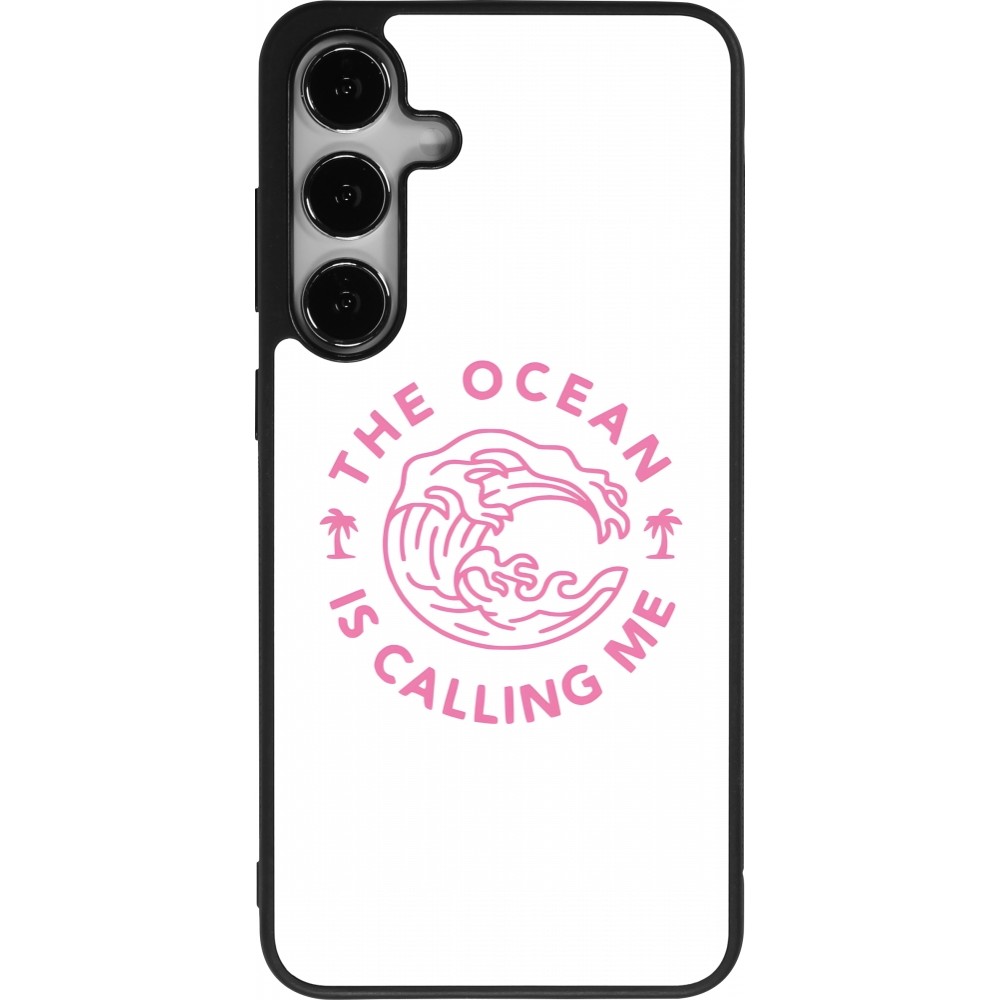 Coque Samsung Galaxy S25+ - Silicone rigide noir The Ocean is calling me