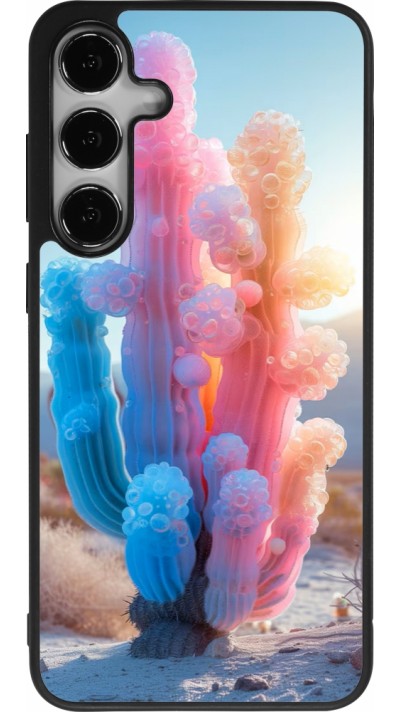Coque Samsung Galaxy S25+ - Silicone rigide noir Artificial vegetation 2025
