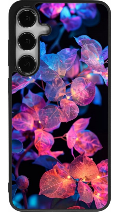 Coque Samsung Galaxy S25+ - Silicone rigide noir Artificial vegetation 2025