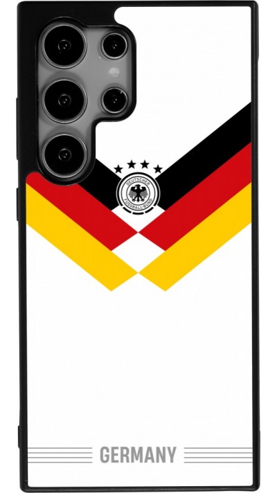 Samsung Galaxy S25 Ultra Case Hülle - Silikon schwarz Deutschland 2026 personalisierbares Fussballtrikot