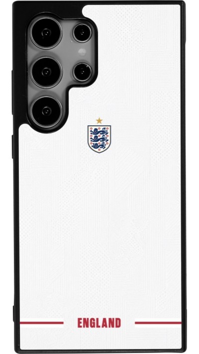 Samsung Galaxy S25 Ultra Case Hülle - Silikon schwarz England 2026 personalisierbares Fussballtrikot