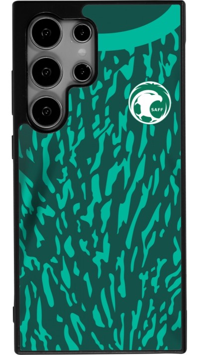 Samsung Galaxy S25 Ultra Case Hülle - Silikon schwarz Saudi-Arabien 2022 personalisierbares Fussballtrikot