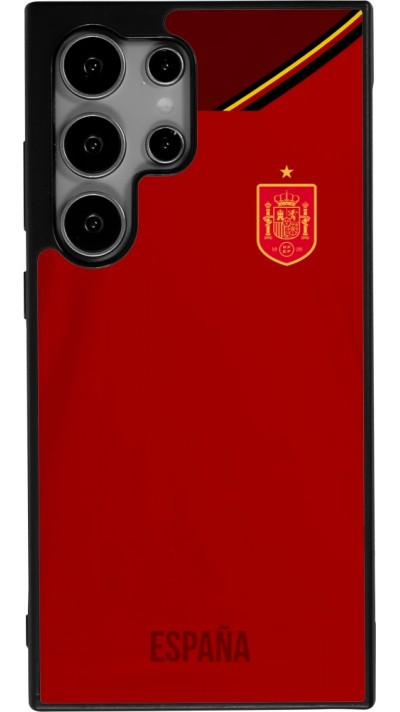 Samsung Galaxy S25 Ultra Case Hülle - Silikon schwarz Spanien 2022 personalisierbares Fußballtrikot