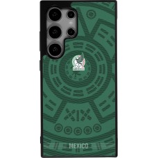 Coque Samsung Galaxy S25 Ultra - Silicone rigide noir Maillot de football Mexique 2026 personnalisable