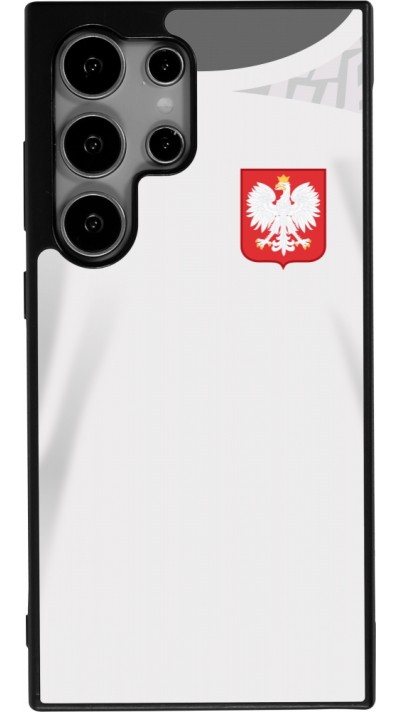 Samsung Galaxy S25 Ultra Case Hülle - Silikon schwarz Polen 2022 personalisierbares Fussballtrikot