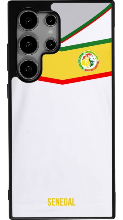Samsung Galaxy S25 Ultra Case Hülle - Silikon schwarz Senegal 2022 personalisierbares Fußballtrikot