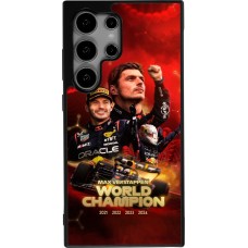 Coque Samsung Galaxy S25 Ultra - Silicone rigide noir Max Verstappen Champion 2023