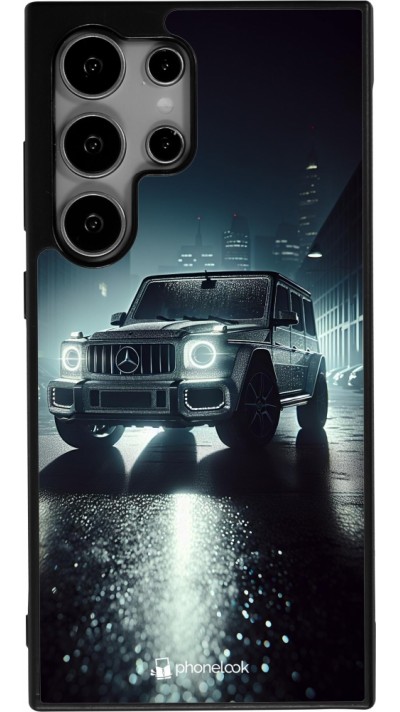 Coque Samsung Galaxy S25 Ultra - Silicone rigide noir Mercedes G AMG Night