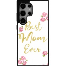 Coque Samsung Galaxy S25 Ultra - Silicone rigide noir Mom 2024 best Mom ever
