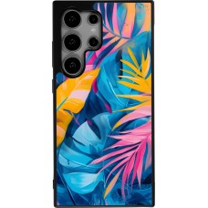 Coque Samsung Galaxy S25 Ultra - Silicone rigide noir Palms Blue