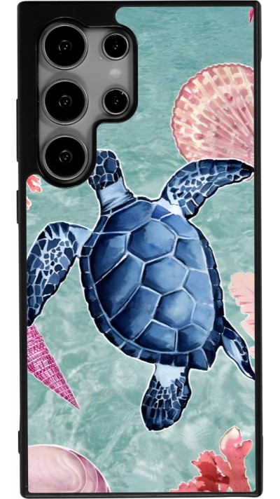 Coque Samsung Galaxy S25 Ultra - Silicone rigide noir Preppy Turtle