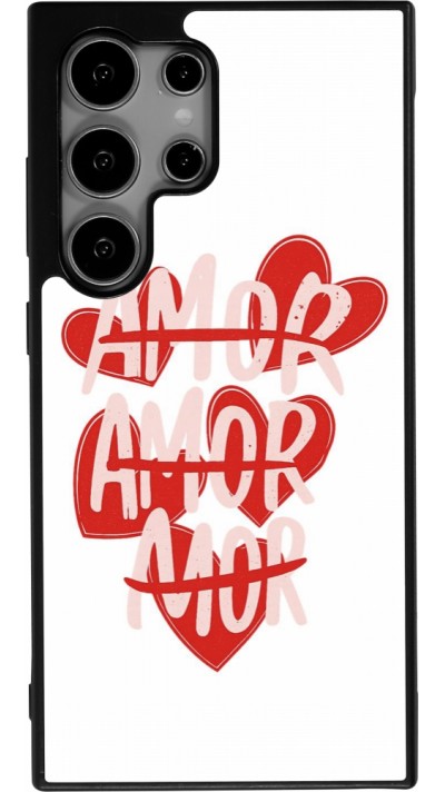 Samsung Galaxy S25 Ultra Case Hülle - Silikon schwarz Saint Valentines Day 26 Amor