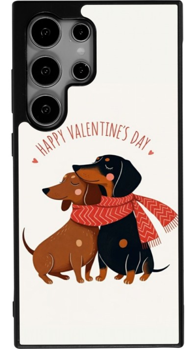 Samsung Galaxy S25 Ultra Case Hülle - Silikon schwarz Saint Valentines Day 26 Happy Valentine