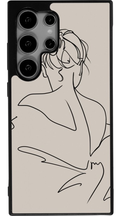 Coque Samsung Galaxy S25 Ultra - Silicone rigide noir Salnikova 05