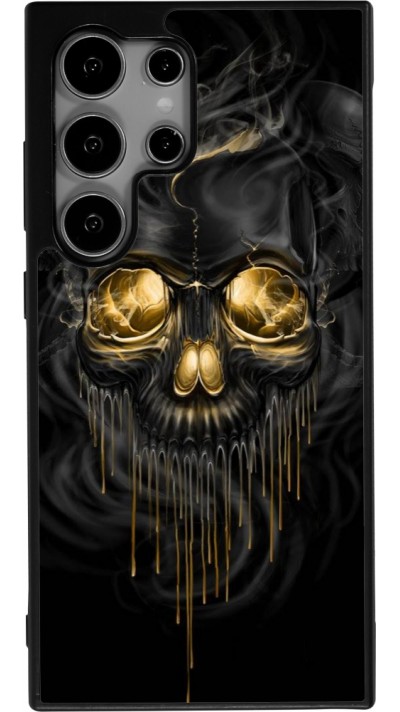 Coque Samsung Galaxy S25 Ultra - Silicone rigide noir Skull 02