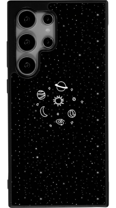 Coque Samsung Galaxy S25 Ultra - Silicone rigide noir Space Doodle