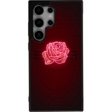 Samsung Galaxy S25 Ultra Case Hülle - Silikon schwarz Spring 23 neon rose