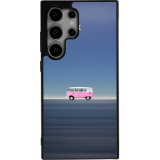 Samsung Galaxy S25 Ultra Case Hülle - Silikon schwarz Spring 23 pink bus