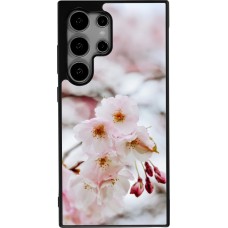 Coque Samsung Galaxy S25 Ultra - Silicone rigide noir Cherry tree Spring 2026
