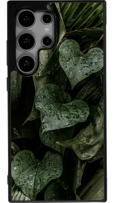 Coque Samsung Galaxy S25 Ultra - Silicone rigide noir Spring 23 fresh plants