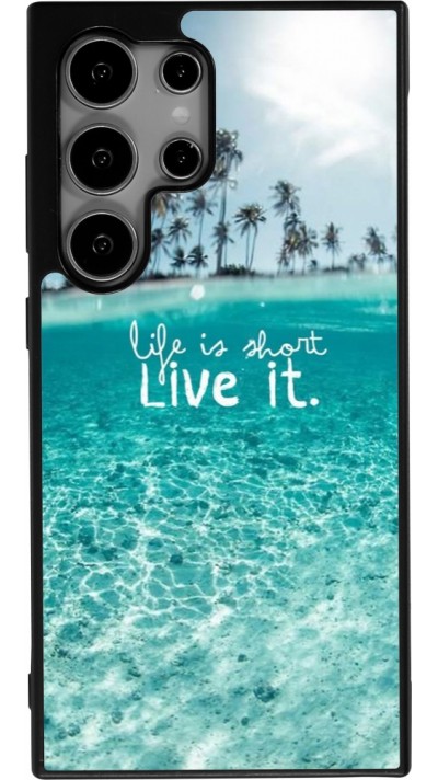 Coque Samsung Galaxy S25 Ultra - Silicone rigide noir Summer 18 24