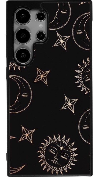 Coque Samsung Galaxy S25 Ultra - Silicone rigide noir Suns and Moons