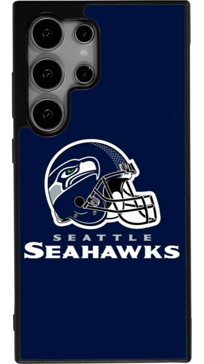 Coque Samsung Galaxy S25 Ultra - Silicone rigide noir Super Bowl 26 Seattle 3