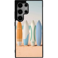 Coque Samsung Galaxy S25 Ultra - Silicone rigide noir Summer surfboard 2025